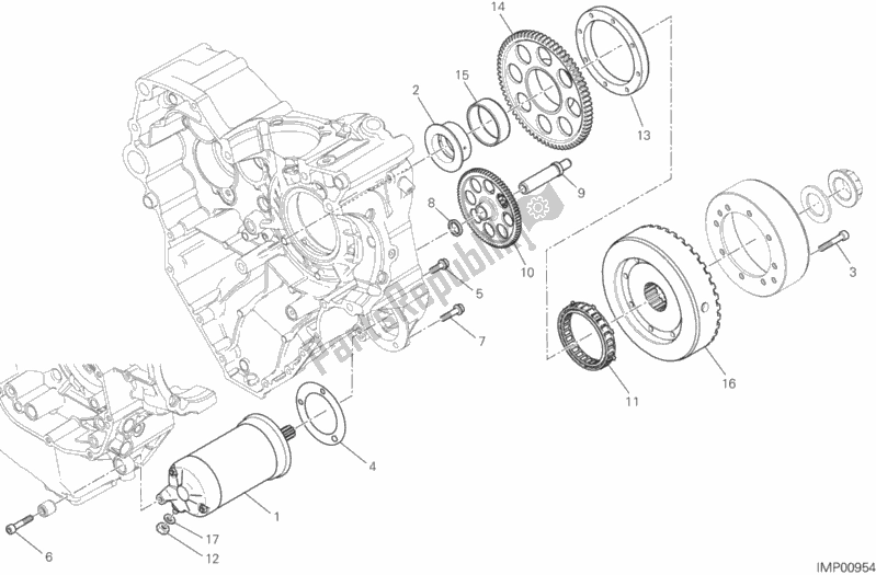 Wszystkie części do Rozruch Elektryczny I Zap? On Ducati Multistrada 1200 S Thailand 2016